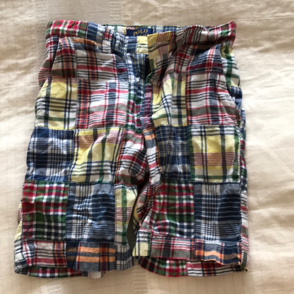 Polo Ralph Lauren madras shorts in size 6
